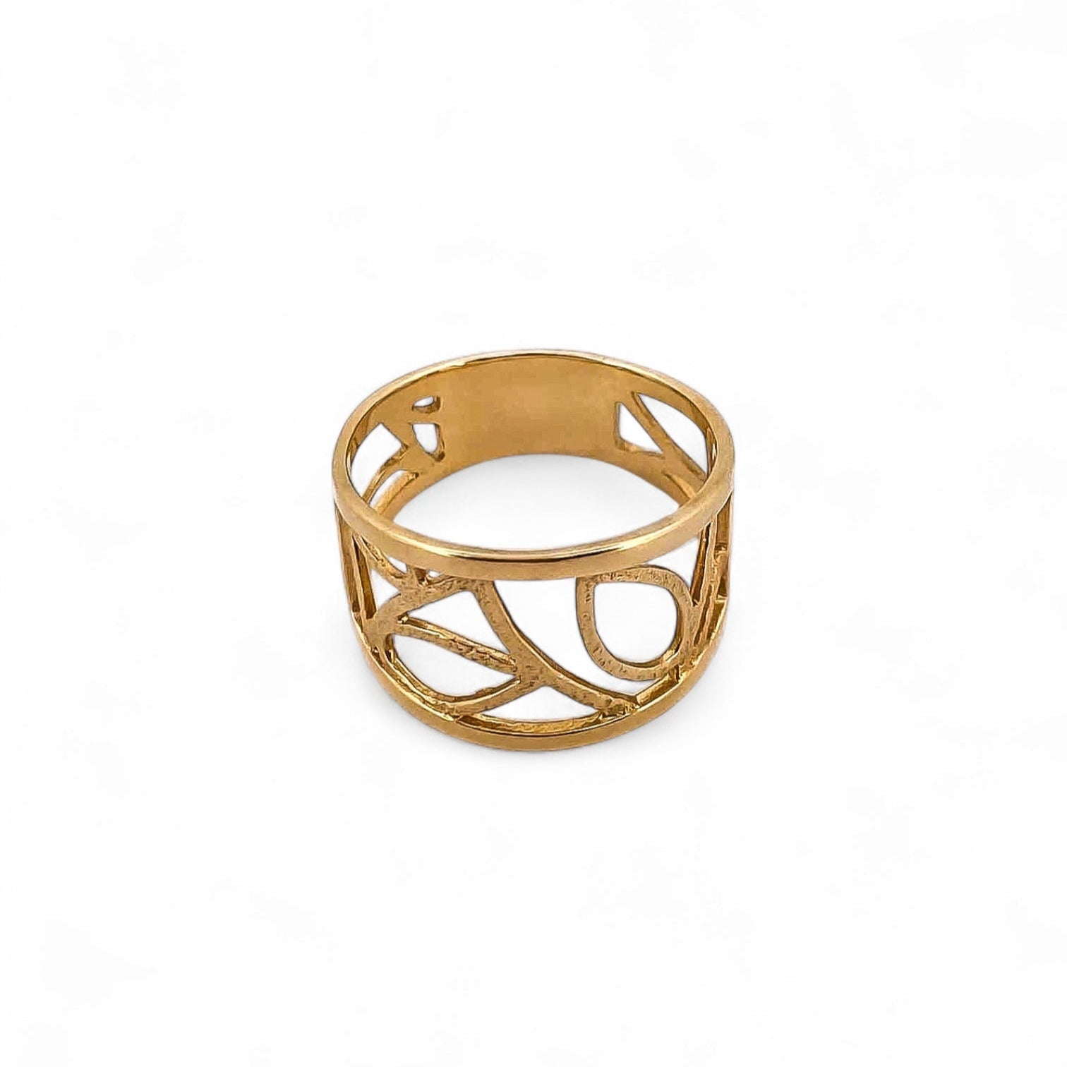 Comprar anillo calado original de TOUS realizado en oro amarillo de 18kt. Joyas de Tous de oro baratas en Barcelona. Joyería Ian'Or. Envío GRATIS.