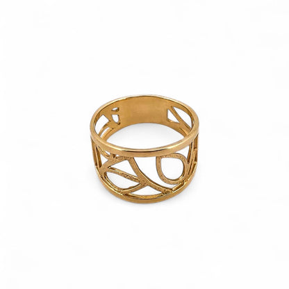 Comprar anillo calado original de TOUS realizado en oro amarillo de 18kt. Joyas de Tous de oro baratas en Barcelona. Joyería Ian'Or. Envío GRATIS.