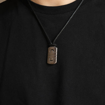 14693GM - Collar con colgante BVLGARI Parentesi oro blanco