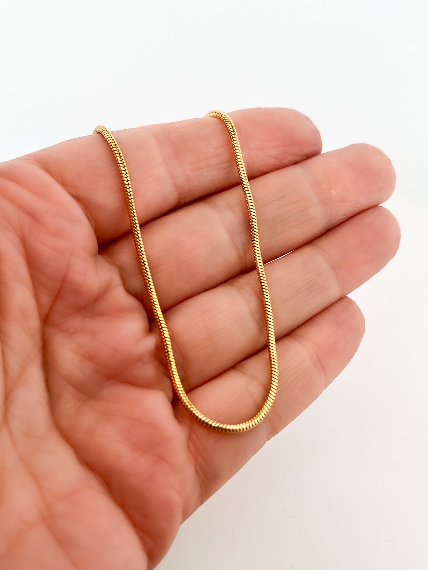 Comprar collar de la firma TOUS de cadena cola de ratón realizada en oro amarillo de 18kt con cierre tipo reasa. Joyas Tous de segunda mano. Ian'Or.