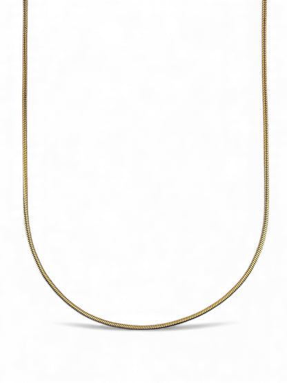 Comprar collar de la firma TOUS de cadena cola de ratón realizada en oro amarillo de 18kt con cierre tipo reasa. Joyas Tous de segunda mano. Ian'Or.