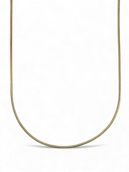 Comprar collar de la firma TOUS de cadena cola de ratón realizada en oro amarillo de 18kt con cierre tipo reasa. Joyas Tous de segunda mano. Ian'Or.