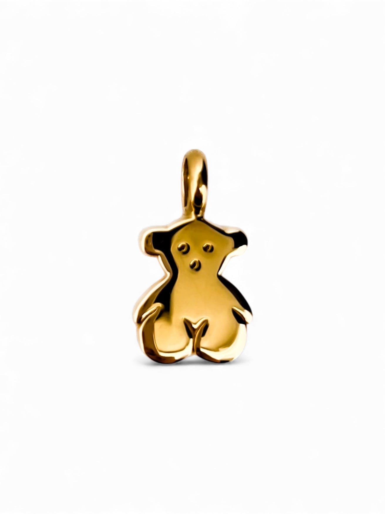 Comprar colgante de oro amarillo de 18kt representativo de Tous. Joyería Ian'Or compro oro dónde comprar y vender joyas en Barcelona al mejor precio.