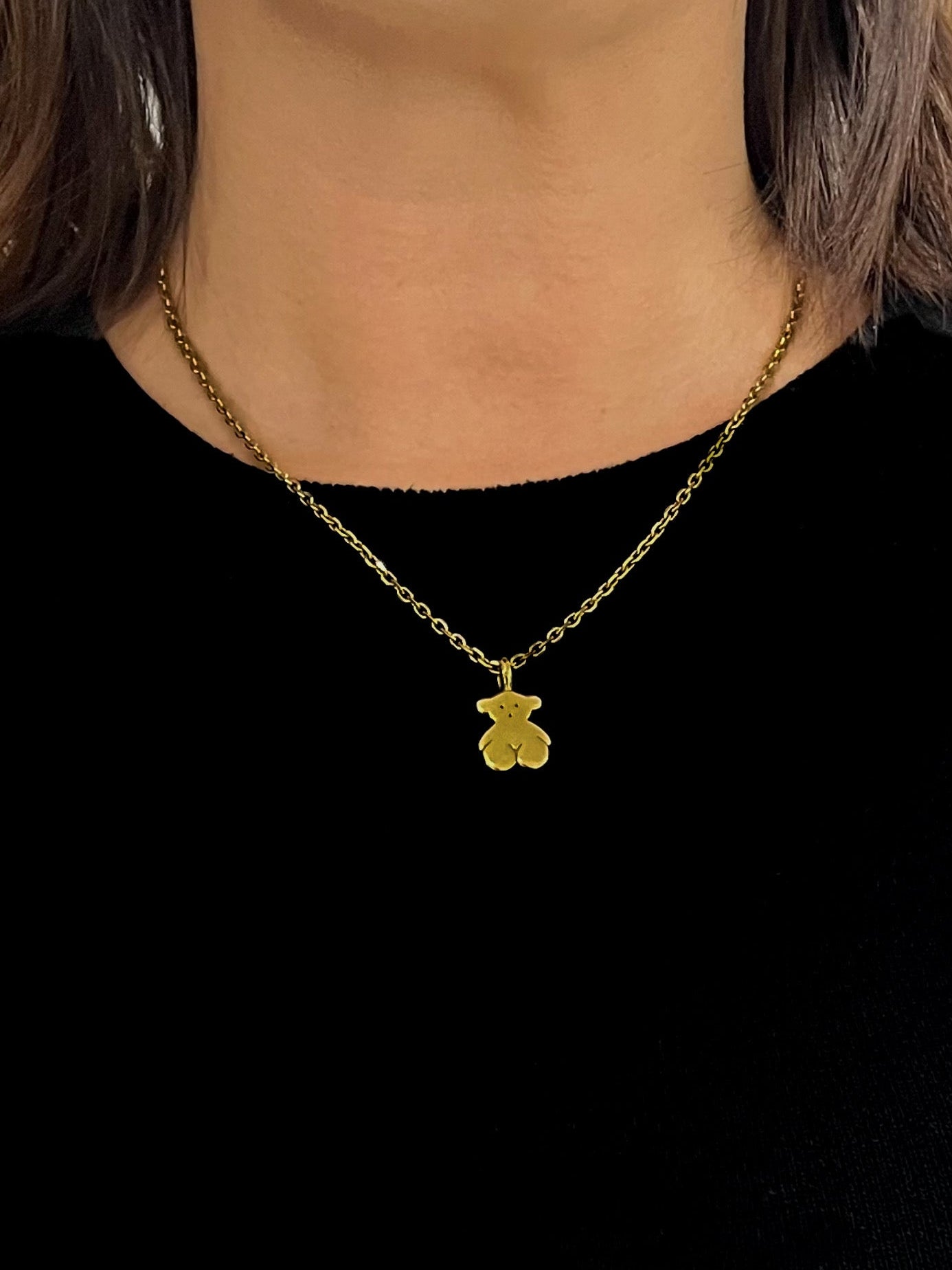 Comprar colgante de oro amarillo de 18kt representativo de Tous. Joyería Ian'Or compro oro dónde comprar y vender joyas en Barcelona al mejor precio.