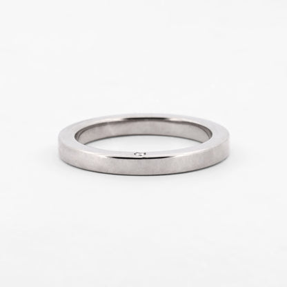 Alianza TOUS oro blanco 18kt con brillante lateral - 14865GM