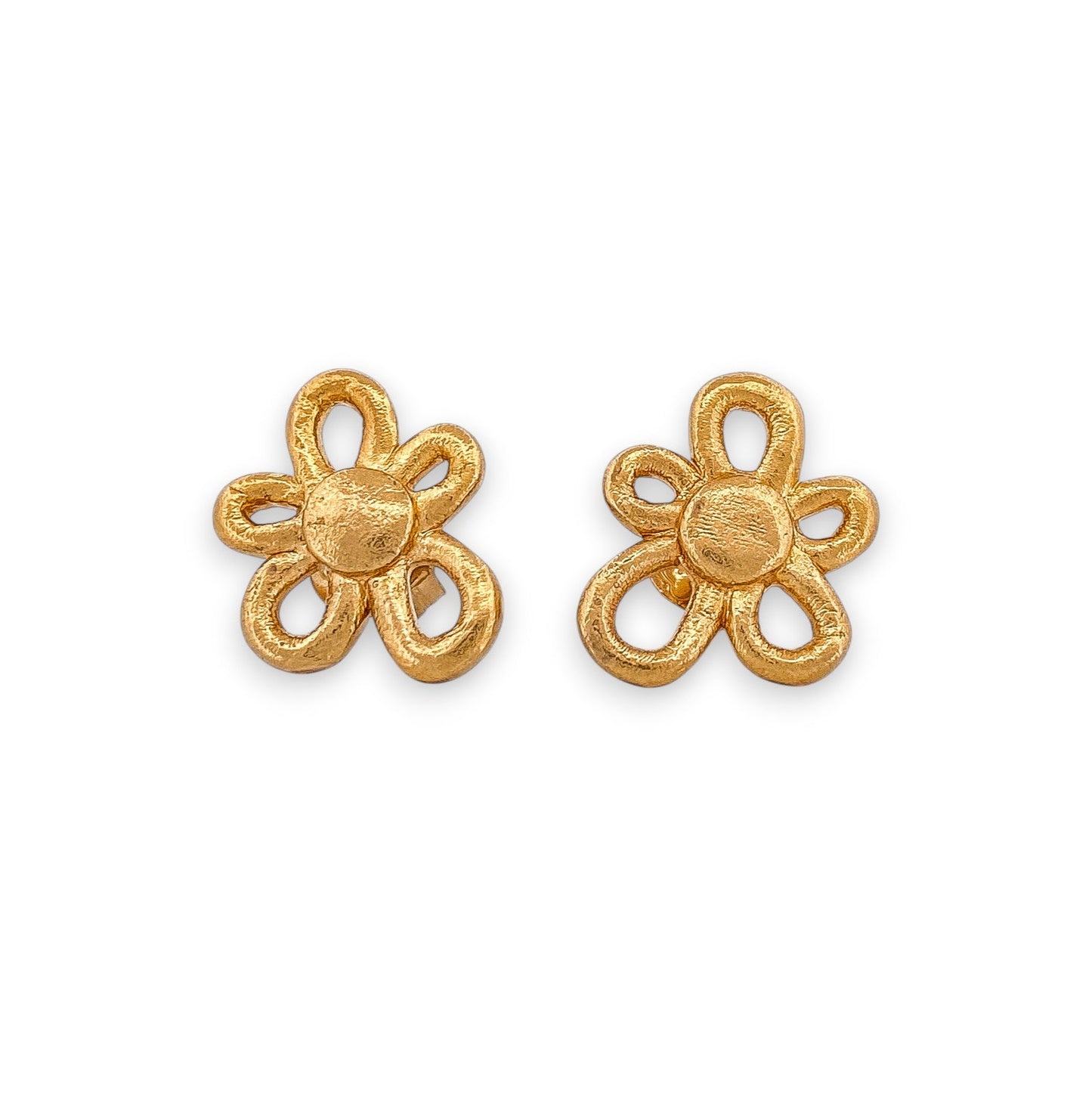 14924GM - Pendientes TOUS oro amarillo 18kt en forma de flor