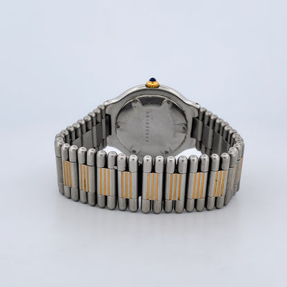 Reloj original Cartier modelo Must 21 realizado en acero y chapado en oro 18kt movimiento cuarzo.
Relojes Cartier de segunda mano baratos en Barcelona. 
