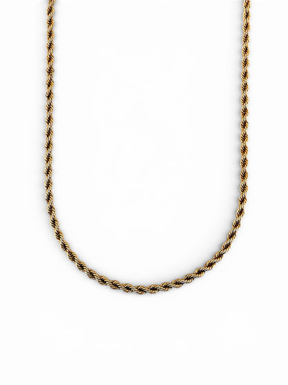 15068GM - Cadena cordón salomónico oro amarillo 18kt - 50cm