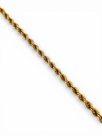 15068GM - Cadena cordón salomónico oro amarillo 18kt - 50cm