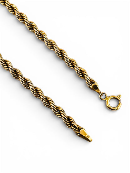 15068GM - Cadena cordón salomónico oro amarillo 18kt - 50cm