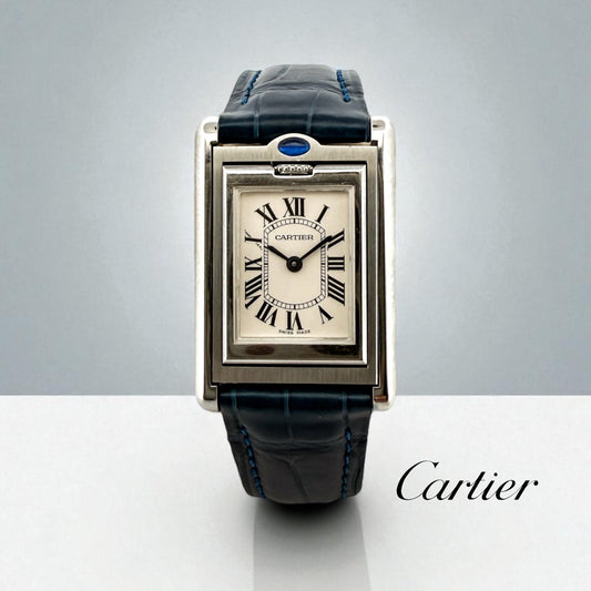 Reloj original Cartier modelo Tank Basculante de cuarzo
Relojes Cartier de segunda mano baratos en Barcelona. 