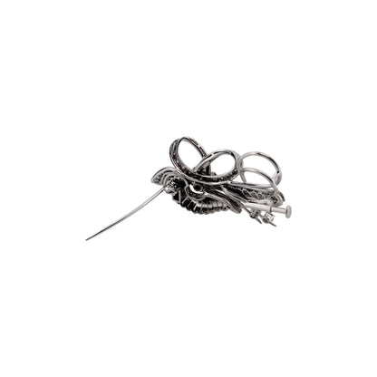 Comprar broche antiguo realizado en platino y con diamantes talla brillante. Joyas antiguas y vintage en Barcelona, compro oro y joyas al mejor precio. Ian'Or.