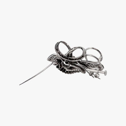 Comprar broche antiguo realizado en platino y con diamantes talla brillante. Joyas antiguas y vintage en Barcelona, compro oro y joyas al mejor precio. Ian'Or.