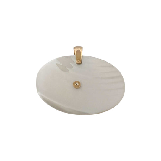Comprar colgante en forma de flor de la firma Antonelli realizado en oro de 18kt, un diamante central y madreperla. Joyería Ian'Or. Envío GRATIS.