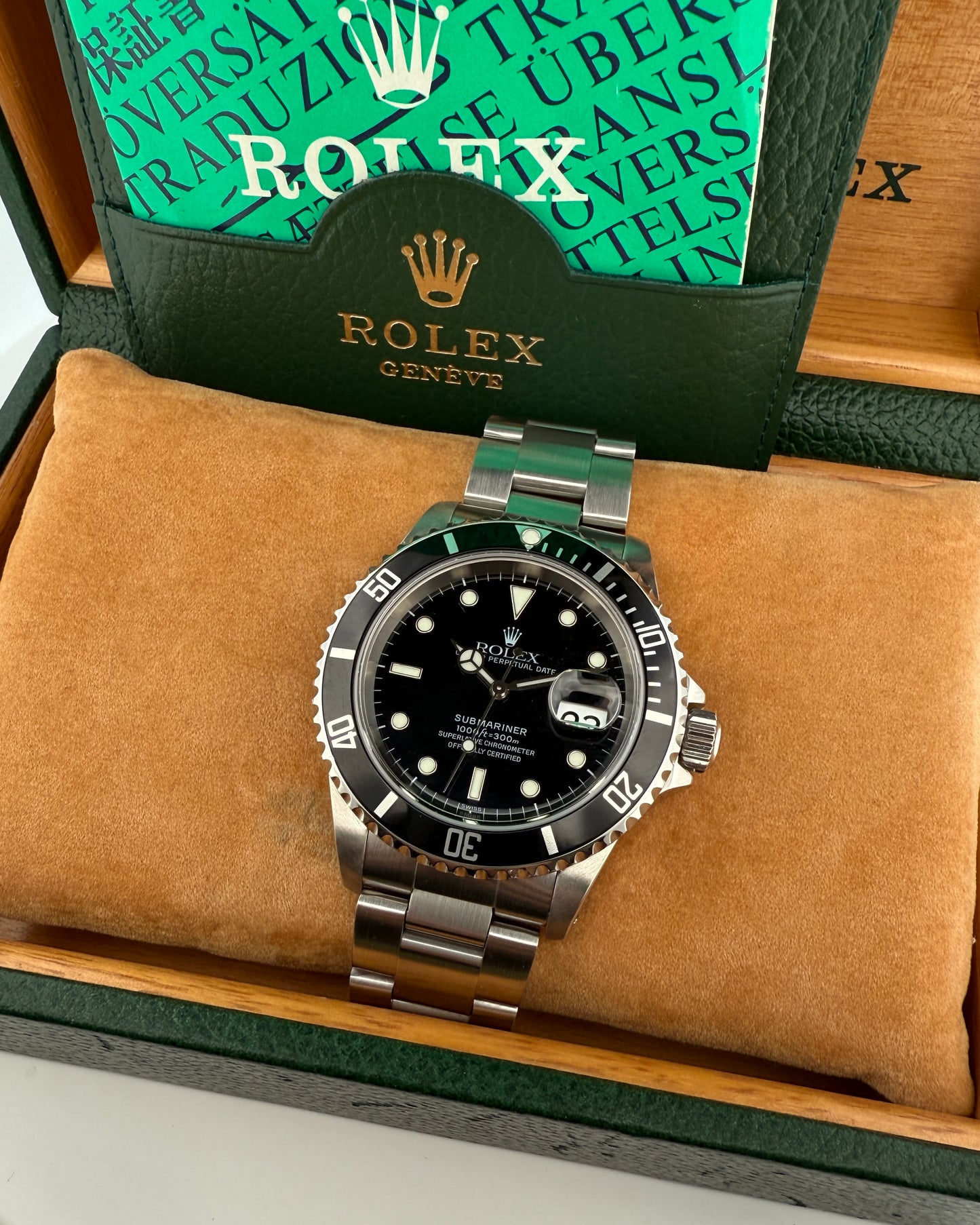 15165GM-  Reloj Rolex Submariner Date caja 40mm