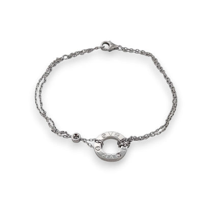 15238GM - Pulsera Cartier Love cadena oro blanco 18kt y diamantes