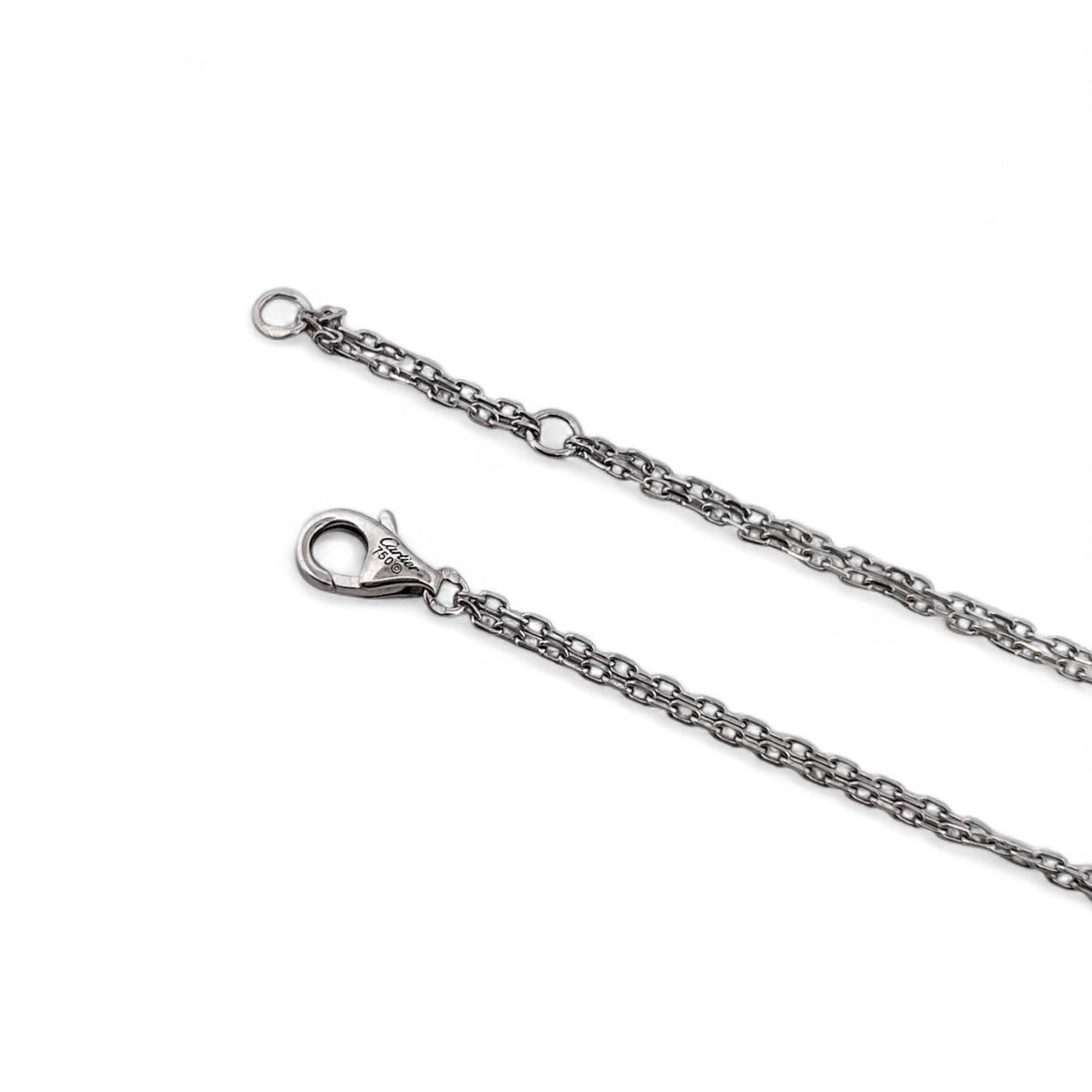Pulsera de la prestigiosa firma Cartier realizada en oro blanco de 18kt. De la colección Cartier LOVE. Joyas Cartier al mejor precio certificada
