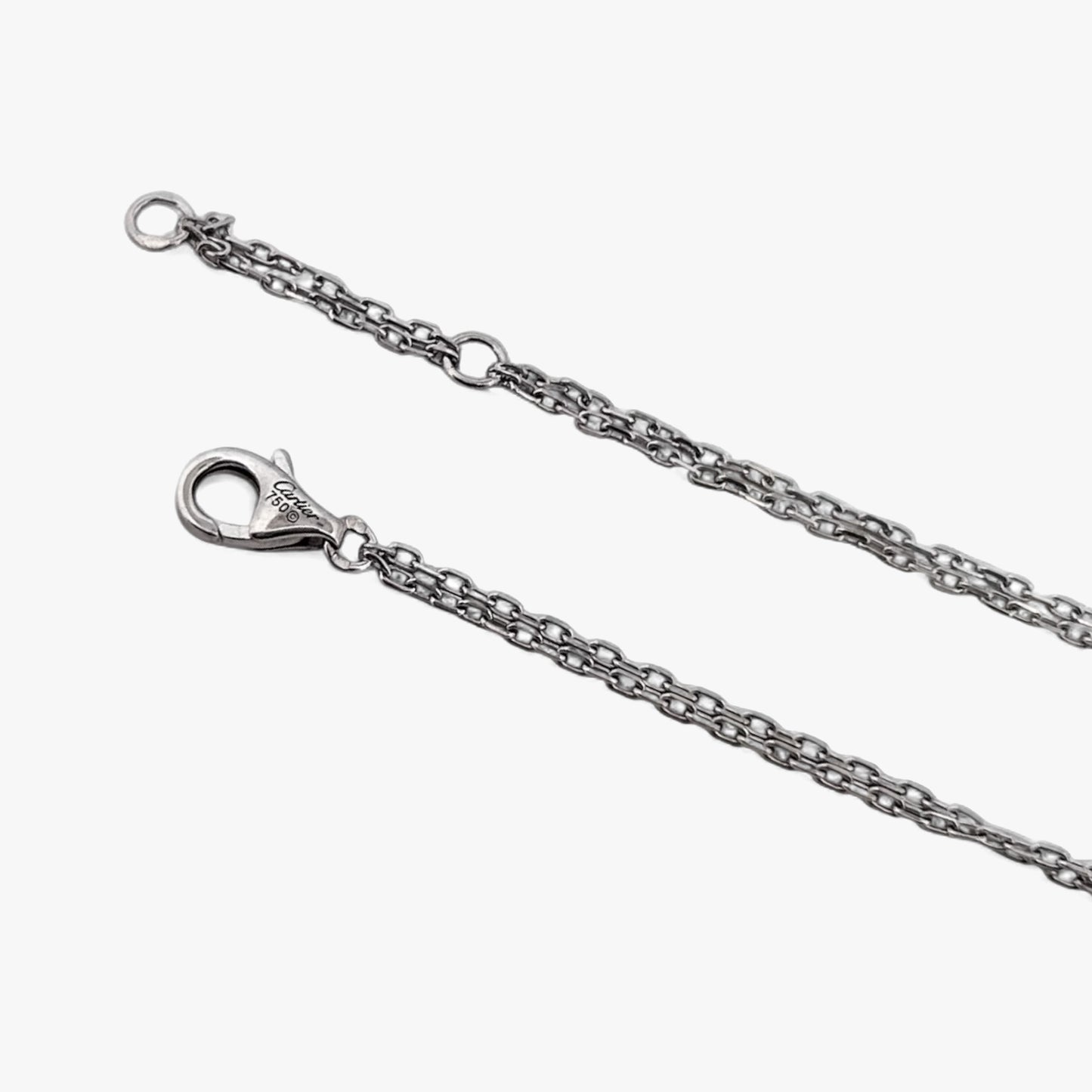 Pulsera de la prestigiosa firma Cartier realizada en oro blanco de 18kt. De la colección Cartier LOVE. Joyas Cartier al mejor precio certificada