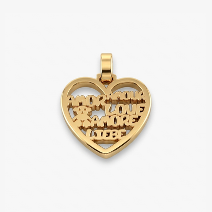 Comprar colgante de la firma Tous en forma de corazón realizado en oro amarillo de 18kt. Tous en oro amarillo de 18kt. Venta de joyas Tous segunda mano. Ian'Or.