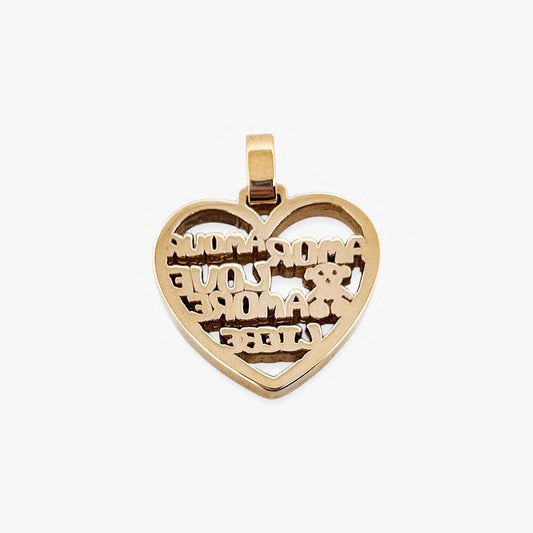 Comprar colgante de la firma Tous en forma de corazón realizado en oro amarillo de 18kt. Tous en oro amarillo de 18kt. Venta de joyas Tous segunda mano. Ian'Or.