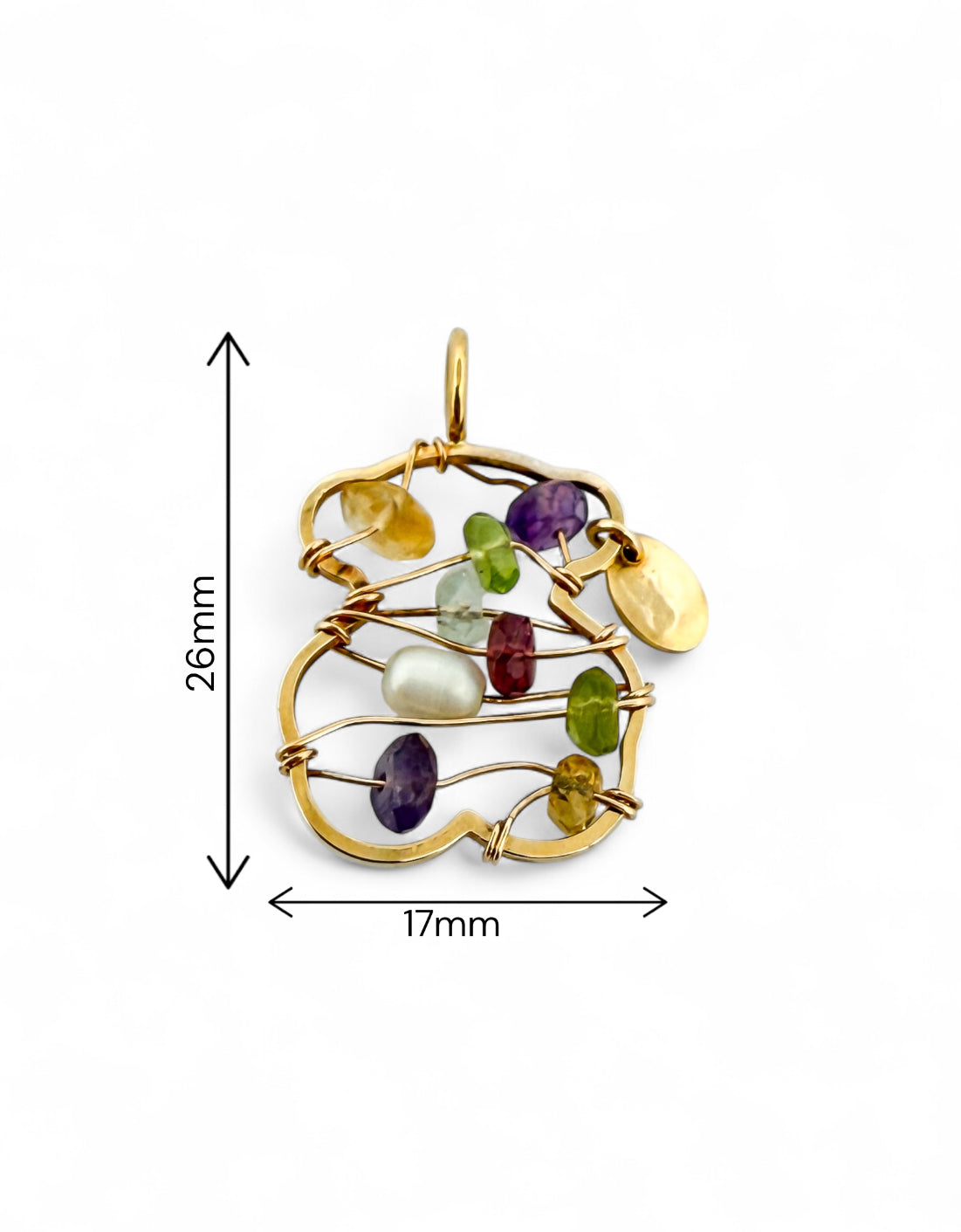 Comprar colgante TOUS de oro amarillo de 18kt con forma de osito y piedras de colores. Joyas Tous segunda mano. Restauramos joyas para darles una nueva vida.

