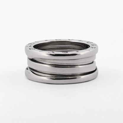 Comprar anillo de la colección B.zero1 de la firma BVLGARI en oro blanco de 18kt de 3 bandas. Joyas Bvlgari baratas. Joyería Ian'Or. Envío Gratis.
