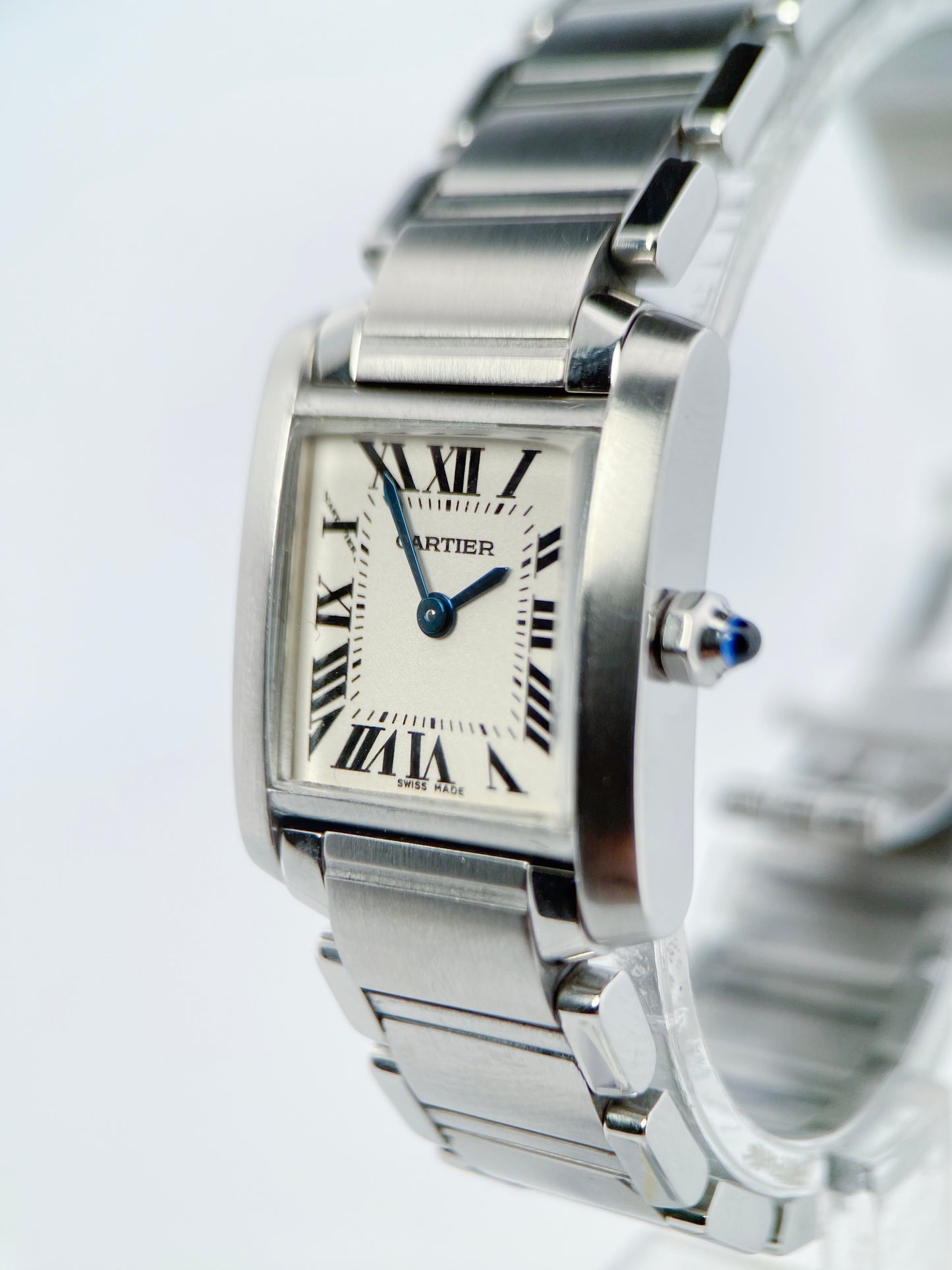 Reloj Cartier Tank Française Acero 2384 con 1 año de garantía