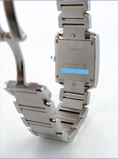 Reloj Cartier Tank Française Acero 2384 con 1 año de garantía