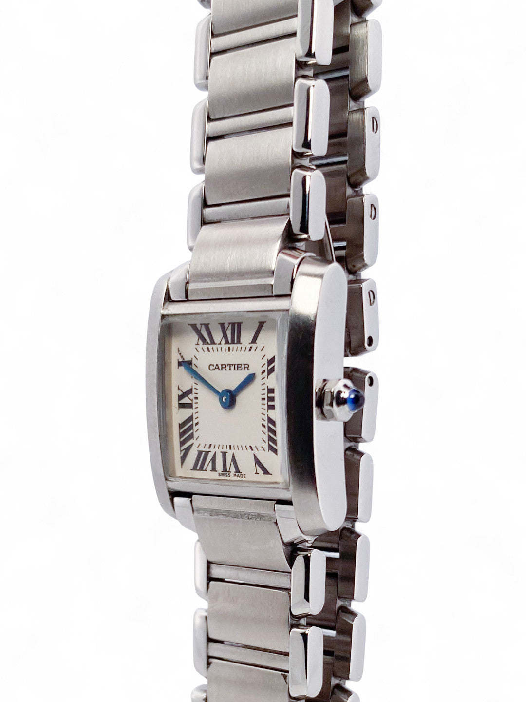 Reloj Cartier Tank Française Acero 2384 con 1 año de garantía