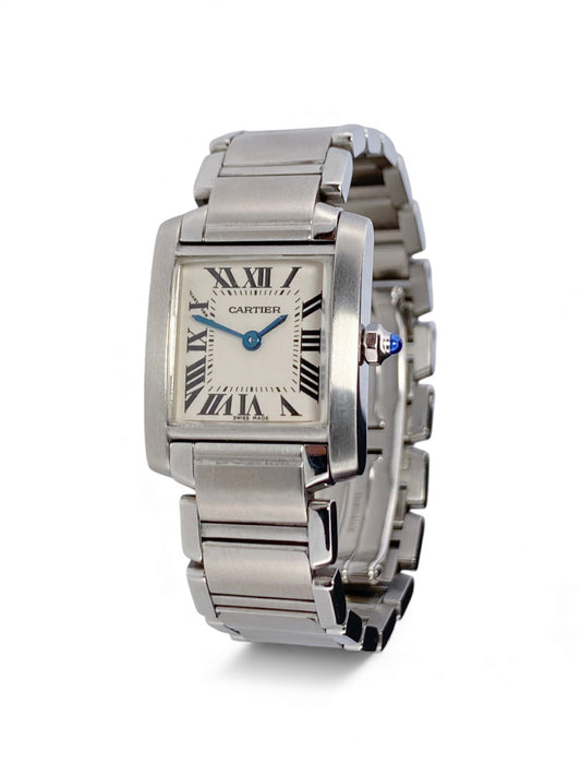 15441GM Reloj Cartier Tank Française Acero 2384