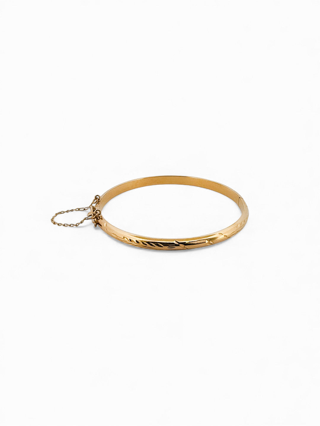 15552GM -  Pulsera esclava con grabado oro amarillo 18kt