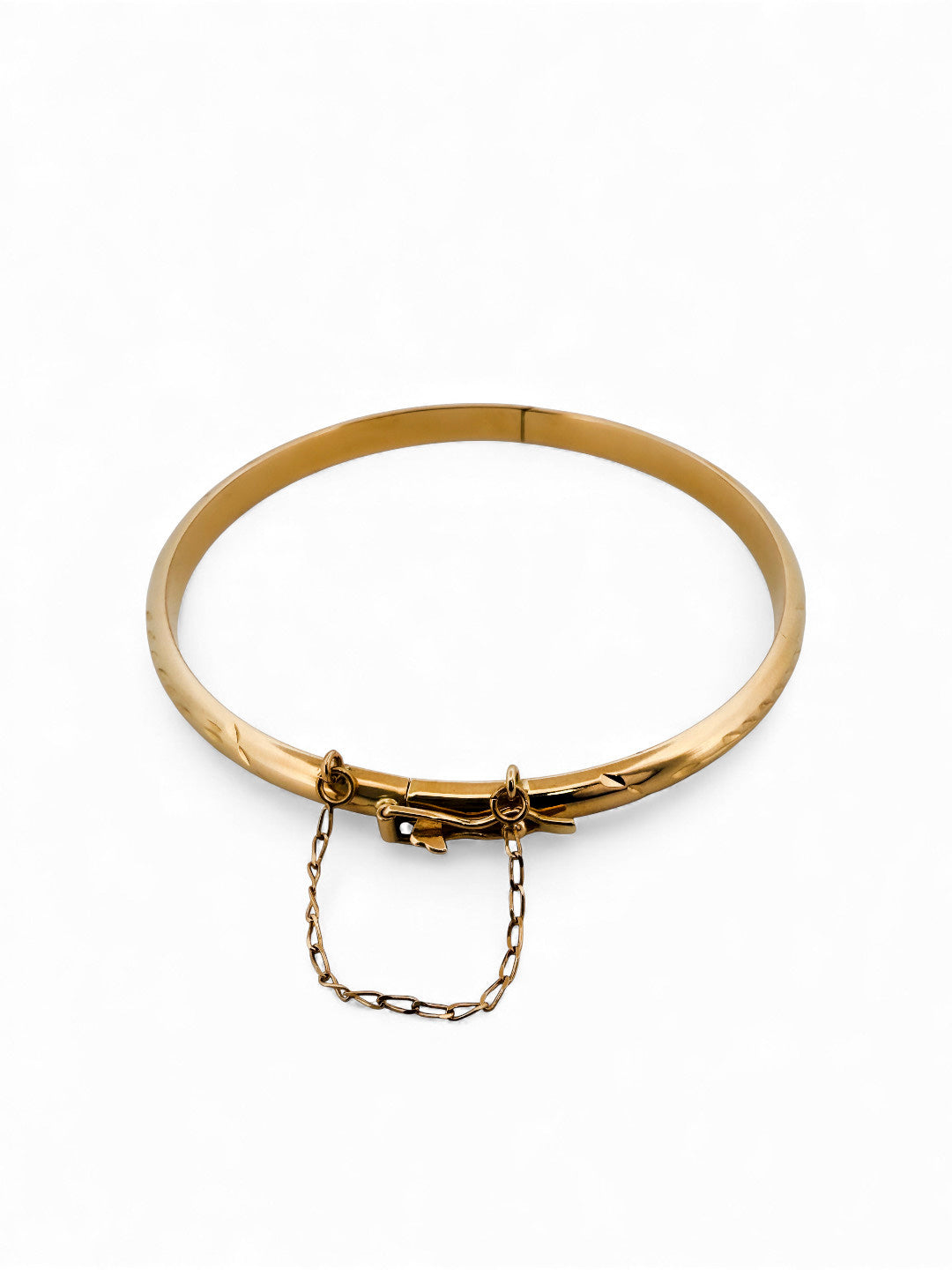 15552GM -  Pulsera esclava con grabado oro amarillo 18kt