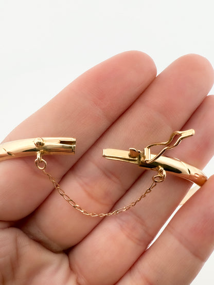 15552GM -  Pulsera esclava con grabado oro amarillo 18kt