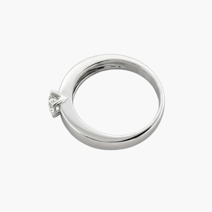 15559GM - Solitario de oro blanco y brillante de 0,45ct
