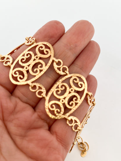 15617GM - Pulsera semirígida calada  oro 18kt TOUS