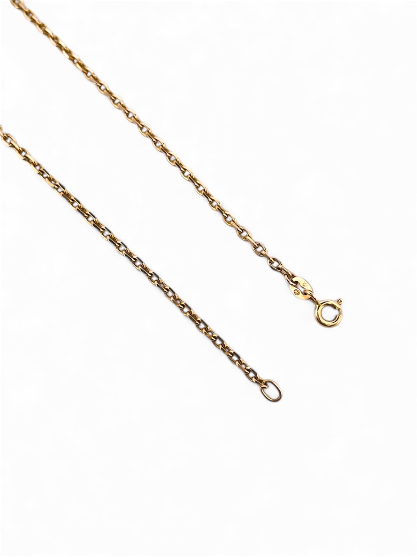 Comprar cadena forzada de oro amarillo de 18kt de 58cm de largo y 1,60mm de grosor, dispone de cierre tipo reasa. Cadenas forzadas de oro baratas