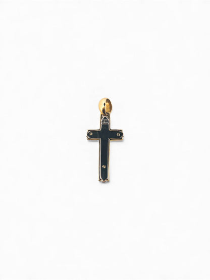 Comprar colgante cruz con cristo en oro amarillo de 18kt. Joyería Ian'Or. Joyas acondicionadas para una nueva vida. Envío gratis.