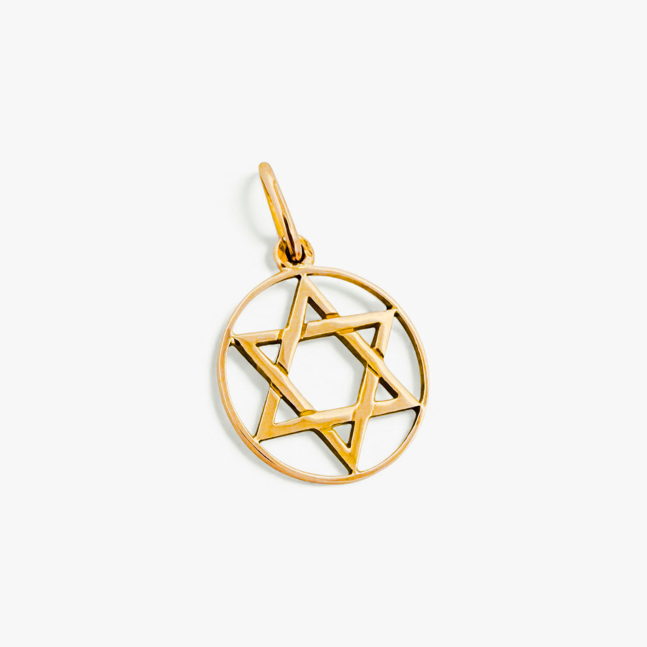 Colgante estrella David oro 18kt - 15720GM