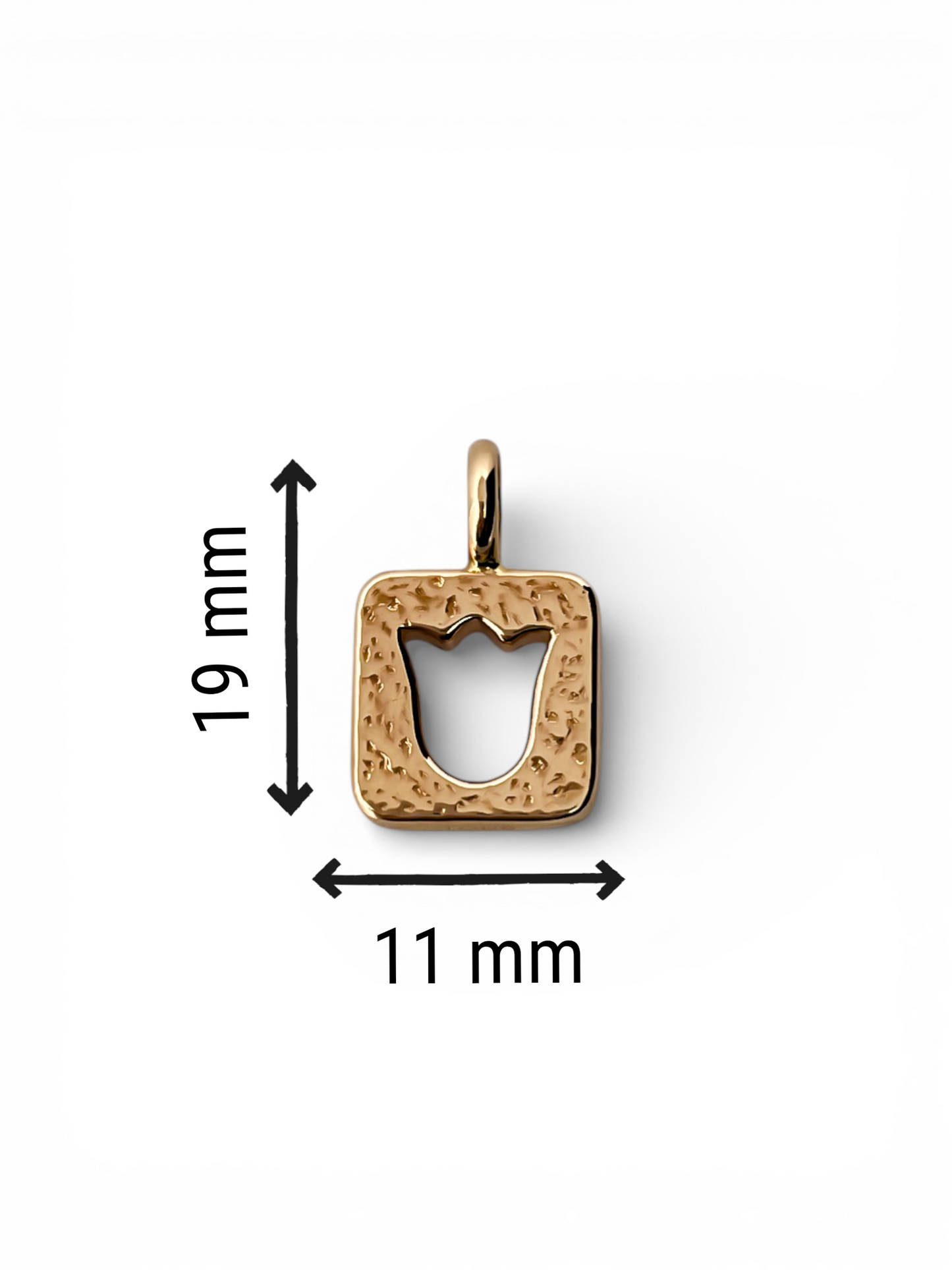 Comprar colgante de la firma TOUS en forma de tulipan realizado en oro amarillo de 18kt.Tous en oro amarillo de 18kt. Venta de joyas Tous segunda mano. Ian'Or.