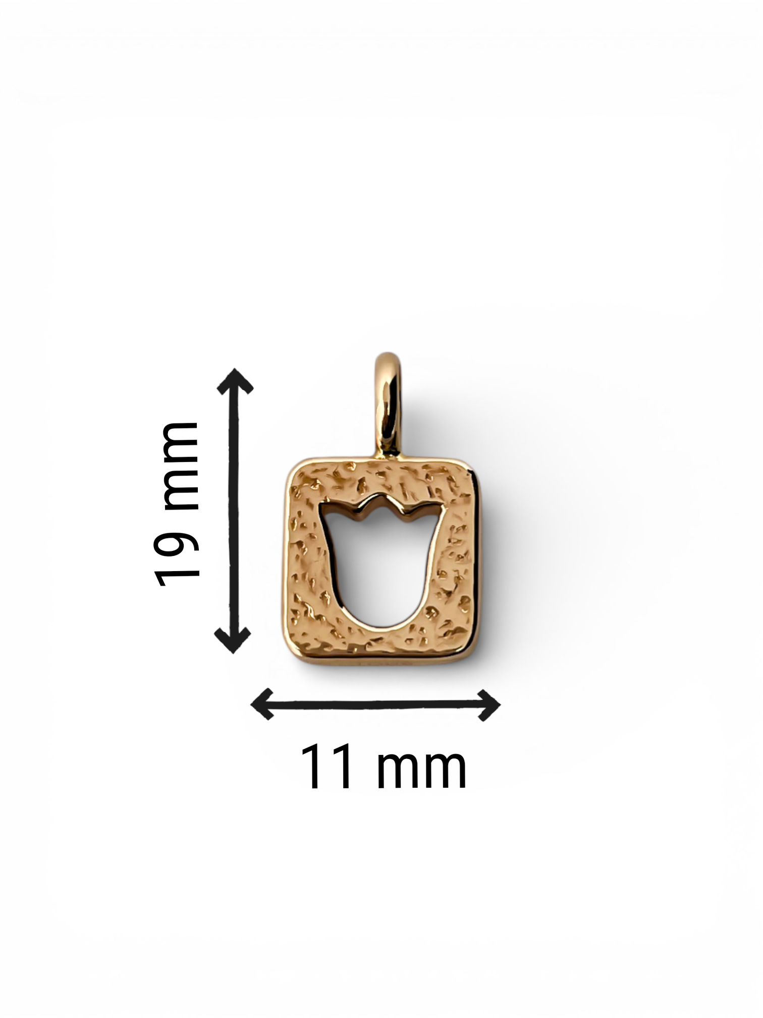 Comprar colgante de la firma TOUS en forma de tulipan realizado en oro amarillo de 18kt.Tous en oro amarillo de 18kt. Venta de joyas Tous segunda mano. Ian'Or.