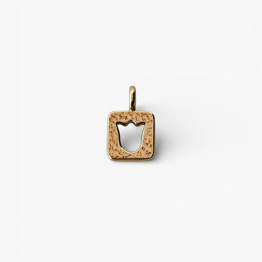 Comprar colgante de la firma TOUS en forma de tulipan realizado en oro amarillo de 18kt.Tous en oro amarillo de 18kt. Venta de joyas Tous segunda mano. Ian'Or.