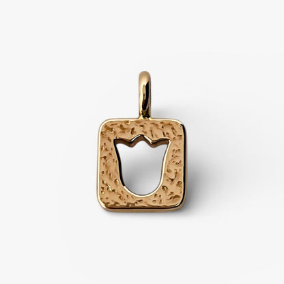 Comprar colgante de la firma TOUS en forma de tulipan realizado en oro amarillo de 18kt.Tous en oro amarillo de 18kt. Venta de joyas Tous segunda mano. Ian'Or.