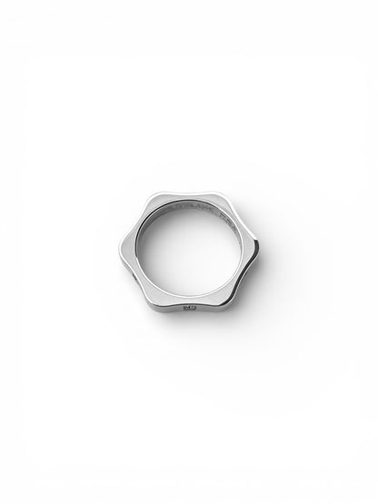 Comprar anillo de la marca Montblanc, de la colección 4810 Star realizado en oro blanco con 6 diamantes. Joyas de segunda mano baratas. Joyería Ian'Or. Joyeria de marca.Envío gratis.