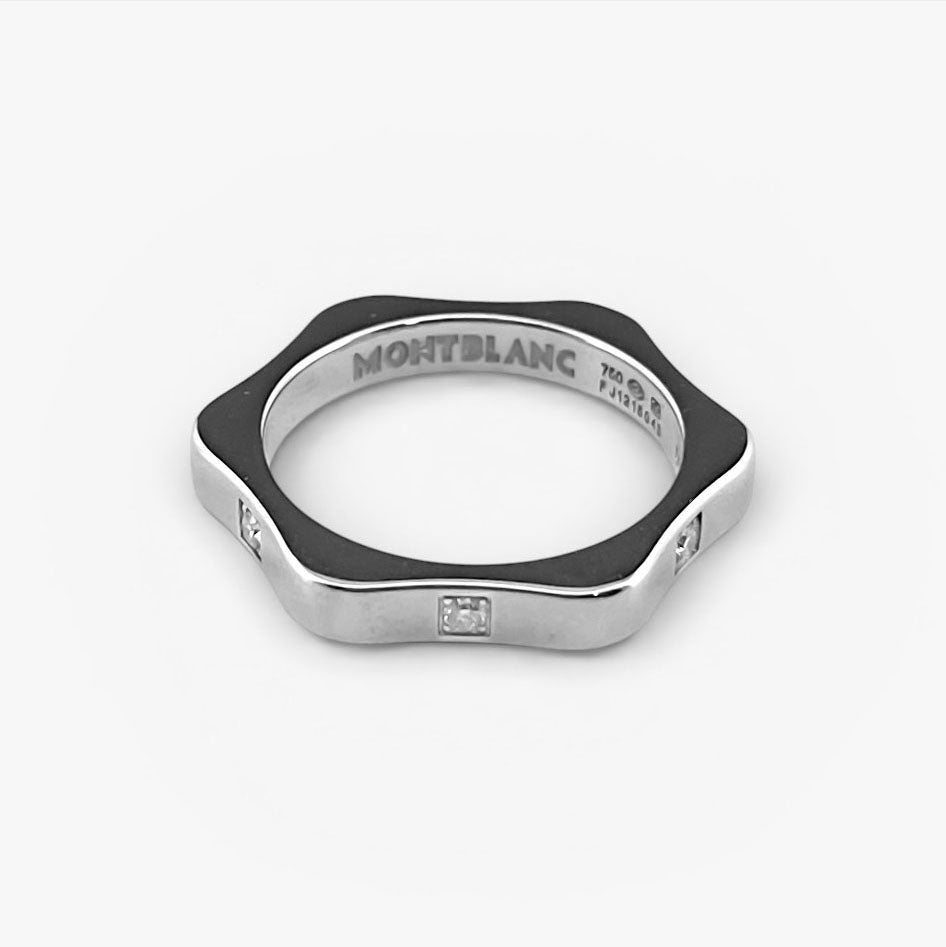 Anillo Montblanc Star 4810 oro blanco y diamantes - 15836GM