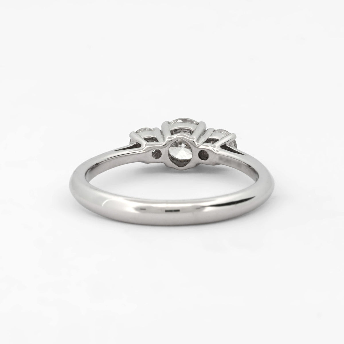Sortija Tresillo de RABAT en oro blanco 18kt y diamantes - 15867GM