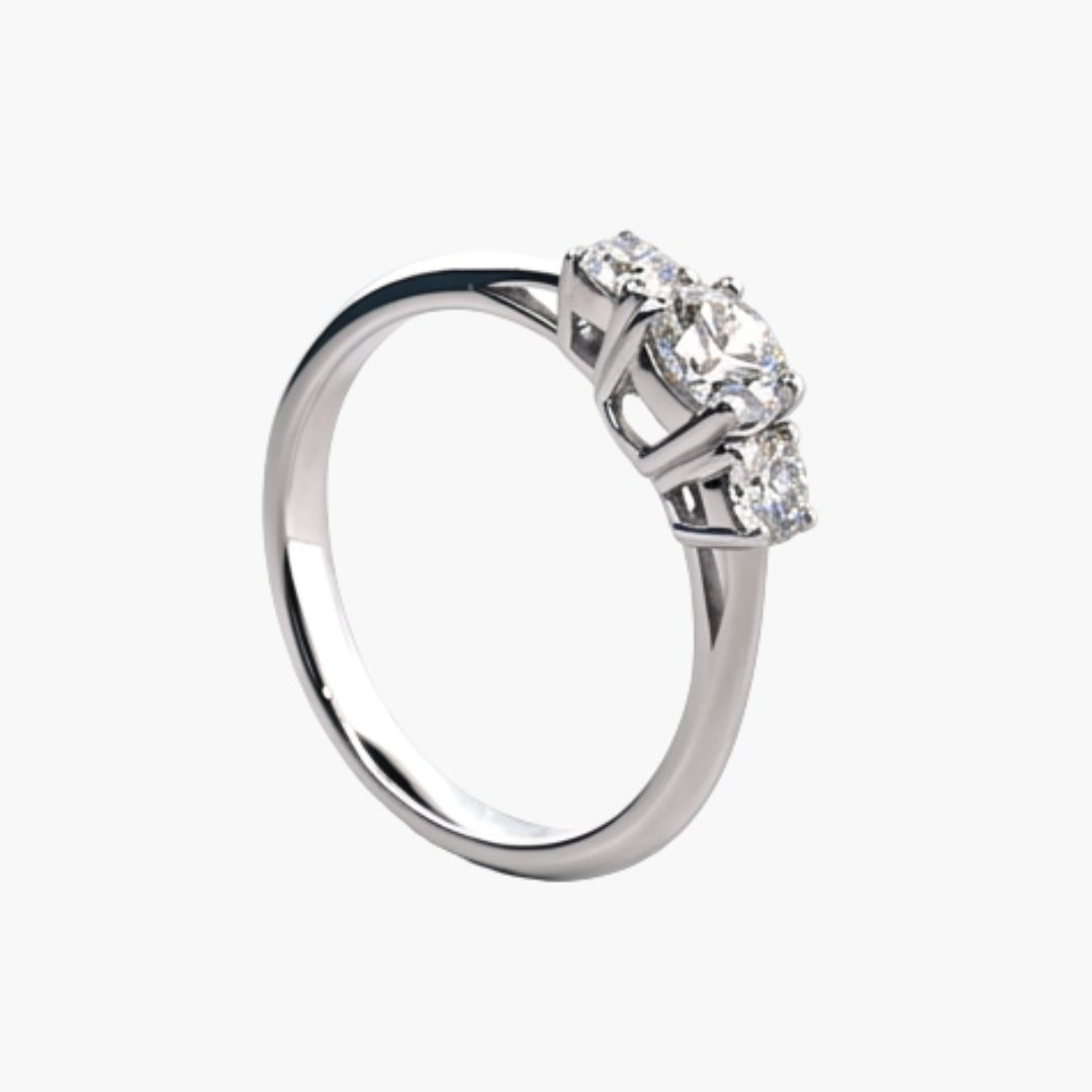 15867GM - Tresillo RABAT oro blanco 18kt y brillantes