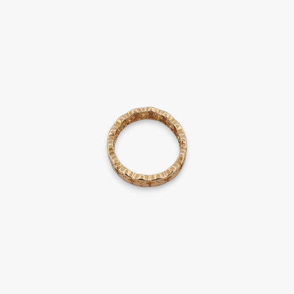 Comprar anillo original de TOUS realizado en oro amarillo y todo el anillo esta formado por osos.Joyas Tous baratas.