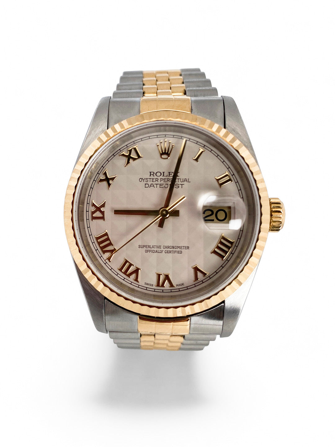Comprar reloj Rolex modelo Datejust Ivory Pyramide Roman de acero y oro 36mm
Relojes Rolex y de lujo nde segunda mano baratos en Barcelona. 