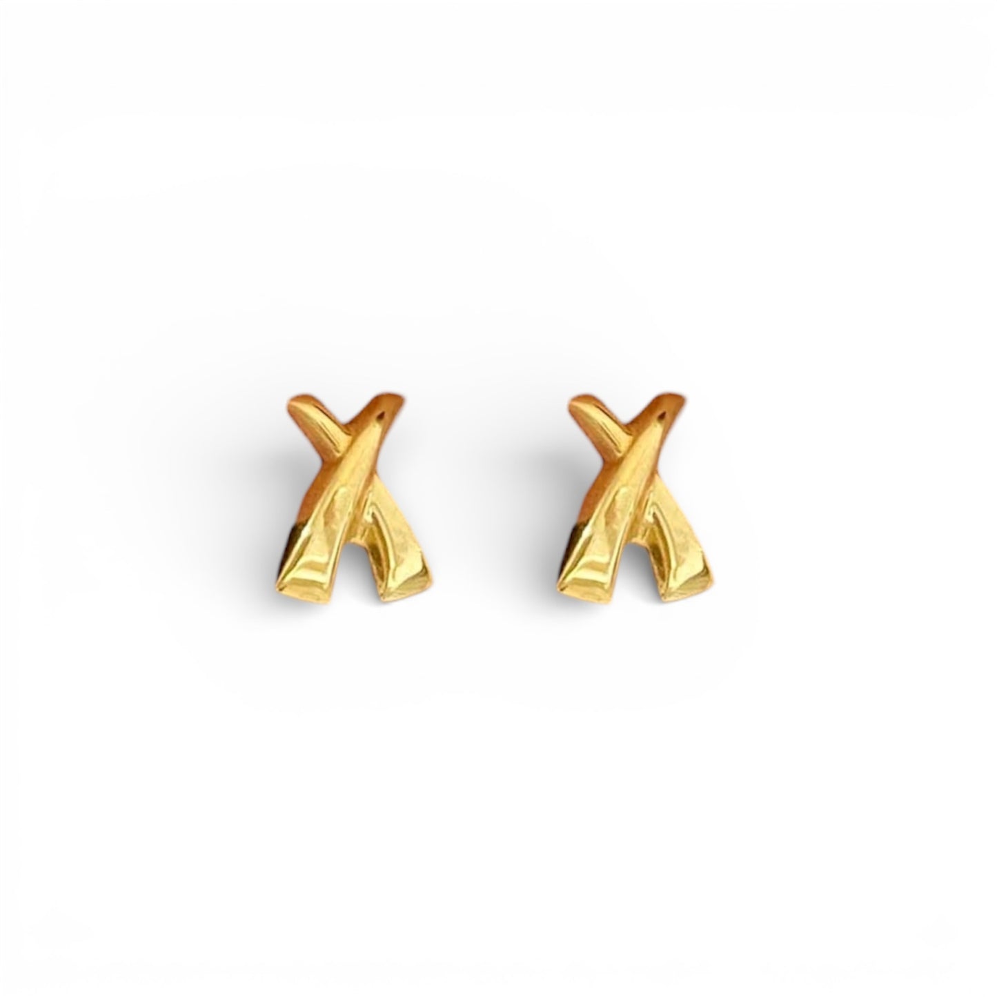 15947P - Pendientes oro amarillo 18kt forma X