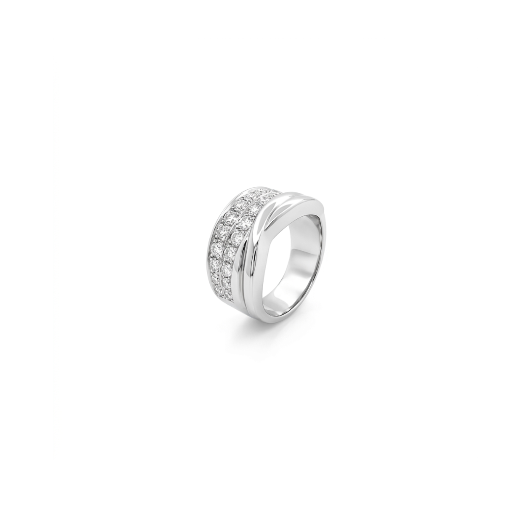Comprar sortija de oro blanco 18kt y diamante. Joyería compro oro, dónde comprar  y vender joyas al mejor precio en Barcelona. Joyas al mejor precio, envío gratuito.